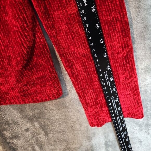 Lucia Burns Vintage Women's Sz Lg Sweater Cardigan Chenille Rayon blend Hong Kon - Picture 5 of 10